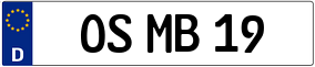 Truck License Plate